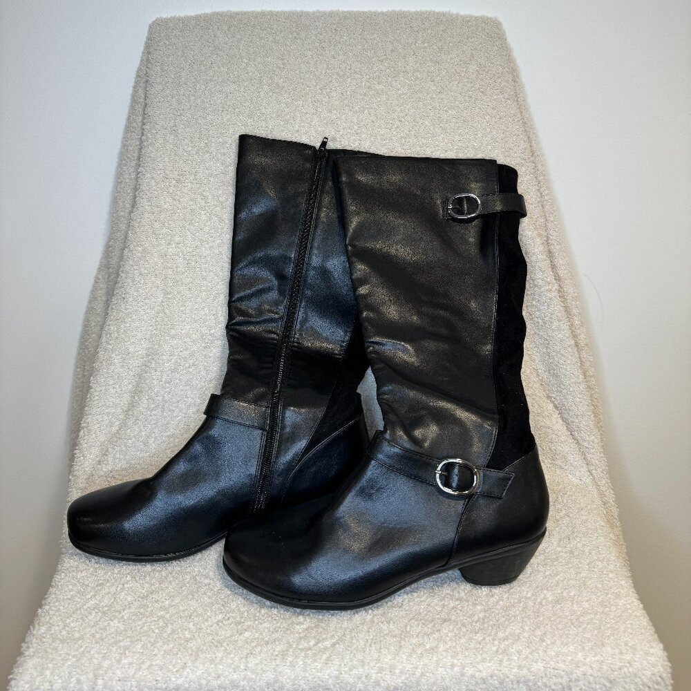 Karen Scott | Ulee Riding Boots | Black